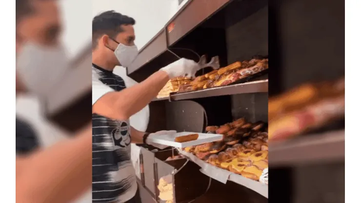 Marcone en la panadería