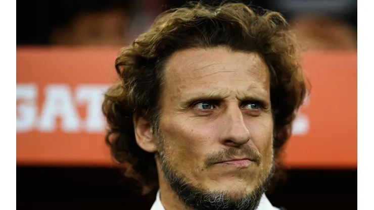 Diego Forlán en su nuevo rol como entrenador