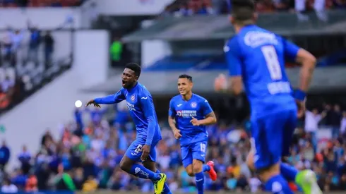 Jonathan Borja celebrando un tanto ante el Portmore United en la Concachampions