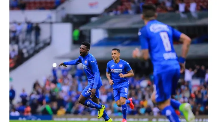 Jonathan Borja celebrando un tanto ante el Portmore United en la Concachampions