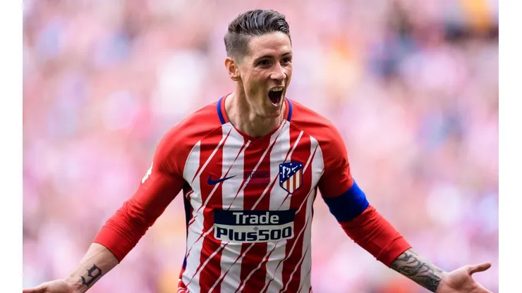 Fernando Torres en su etapa con el Atlético de Madrid
