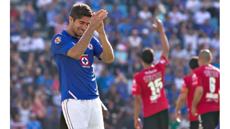 Pereira en su etapa con Cruz Azul