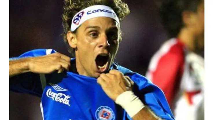 Núñez en su etapa con Cruz Azul