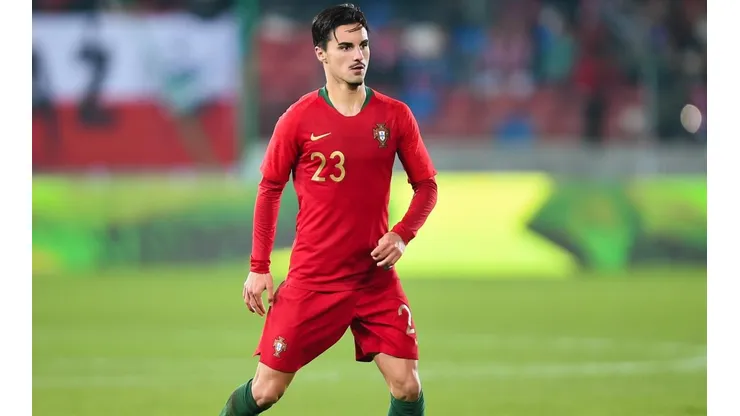 Eustaquio en el Europeo sub-21 en el partido entre Portugal vs. Polonia