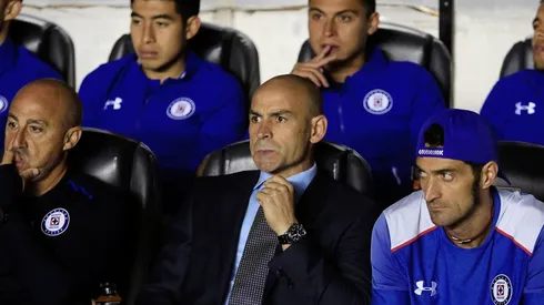Paco Jémez en el partido entre Cruz Azul vs. Querétaro del Apertura 2017