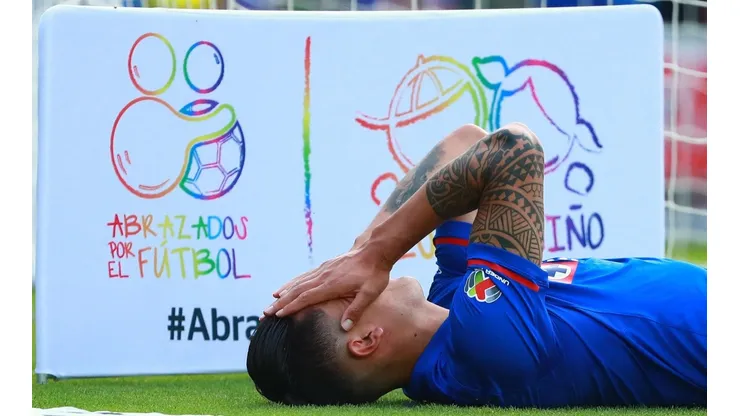 Roco en un encuentro ante Lobos en el Clausura 2018