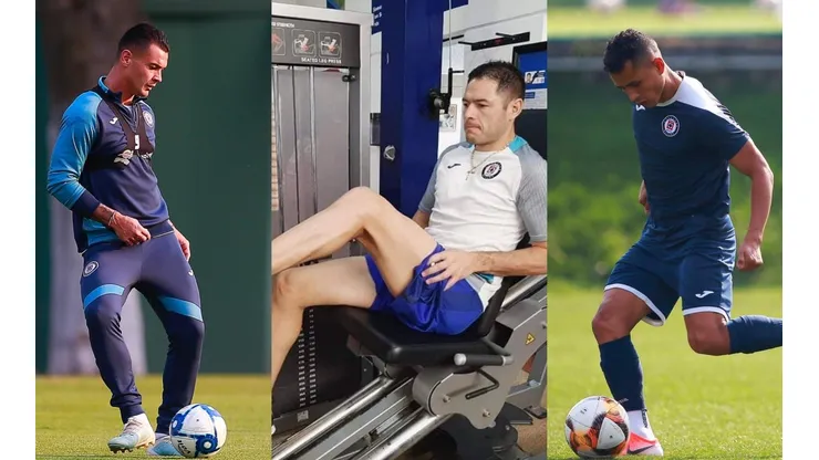 Buenas noticias para los tres jugadores lesionados de Cruz Azul