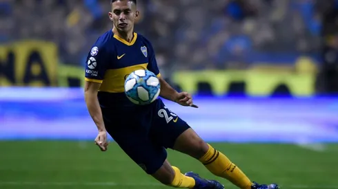 Marcone en un partido entre Boca Juniors vs. Aldosivi de la SuperLiga argentina