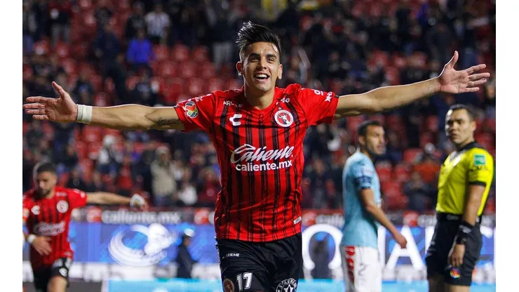 Alexis Castro en el duelo entre Xolos vs. Pachuca en el Clausura 2020 de la Liga MX