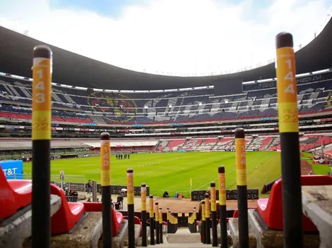 ¿Por qué la cancha del Azteca tiene marcas de NFL en el césped?