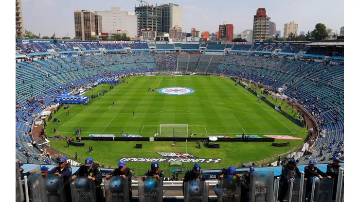 Imagen del último partido de Cruz Azul en el Estadio Azul ante Morelia