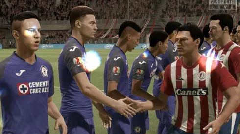 Partido entre Cruz Azul y San Luis en la jornada 2 de la eLiga MX