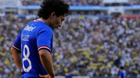 César Villaluz en un encuentro de Cruz Azul ante Pumas