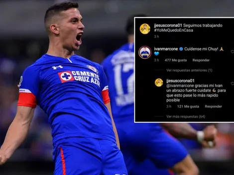 Iván Marcone no olvida a Cruz Azul y responde mensaje a José de Jesús Corona