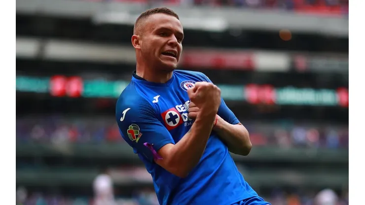 Jonathan 'Cabecita' Rodríguez celebra en el duelo ante Xolos en el Clausura 2020