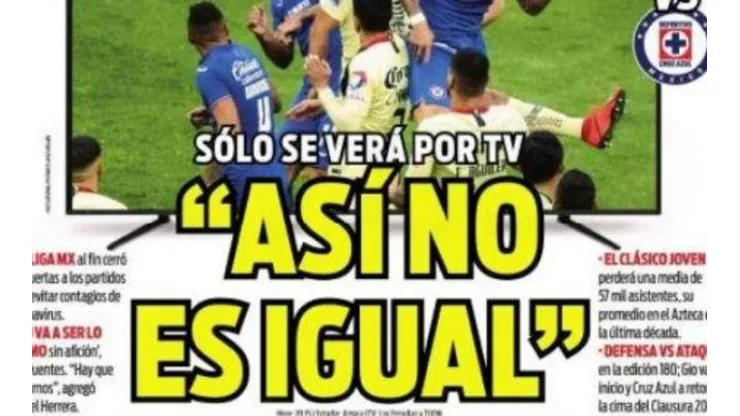El estadio Azteca vivirá un Cáasico Joven atípico
