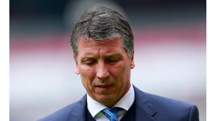 El técnico uruguayo en el encuentro ante Xolos de la jornada 9 del Clausura 2020