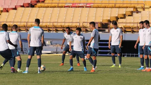 Sesión de entrenamiento de Cruz Azul