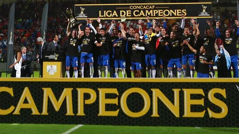 Celebración del título en el 2014