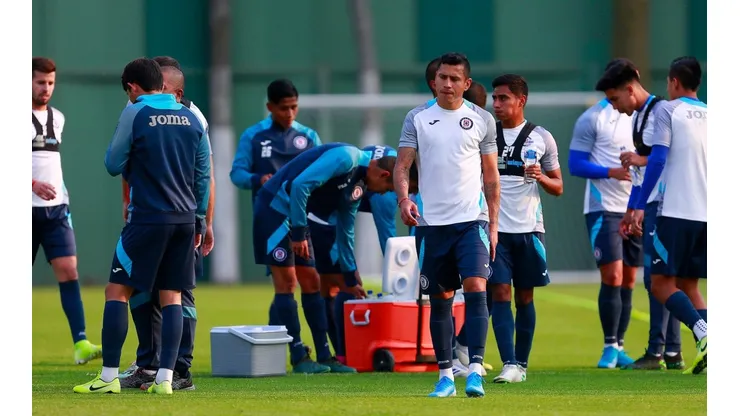 Cruz Azul en un entrenamiento de pretemporada para el Clausura 2020