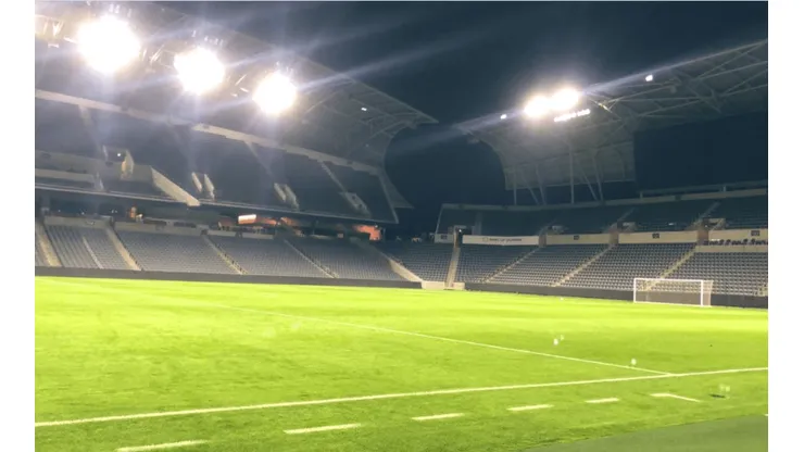 Fachada del Banc of California Stadium