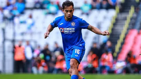 Adrián Aldrete en el partido entre Cruz Azul y Pachuca del torneo Clausura 2020