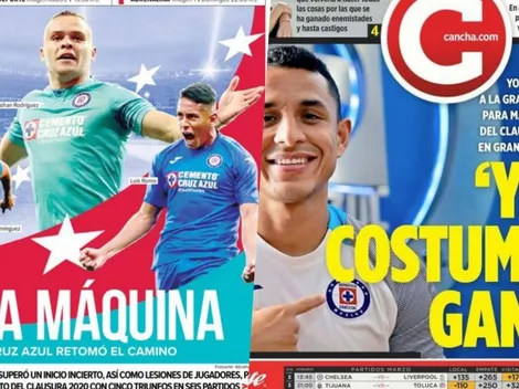 Cruz Azul y su liderato en Liga MX siguen tomándose las portadas