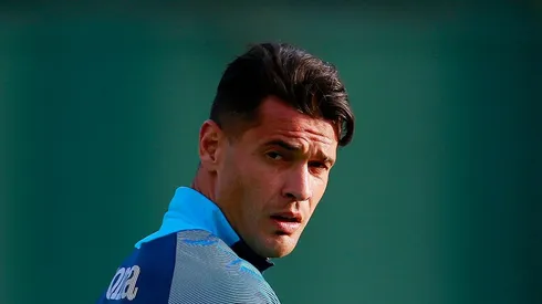 Caraglio en un entrenamiento