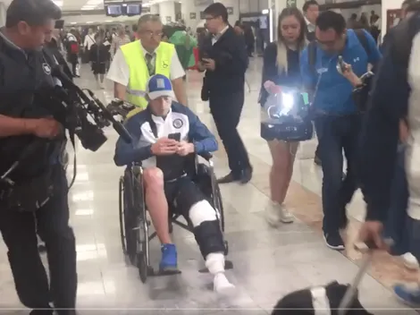 Aguilar llegó a México en silla de ruedas y hoy será evaluado