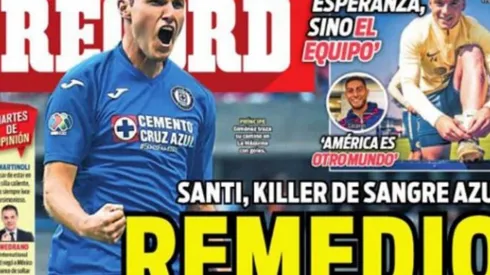 Santi Giménez y su debut goleador se toman las portadas en México