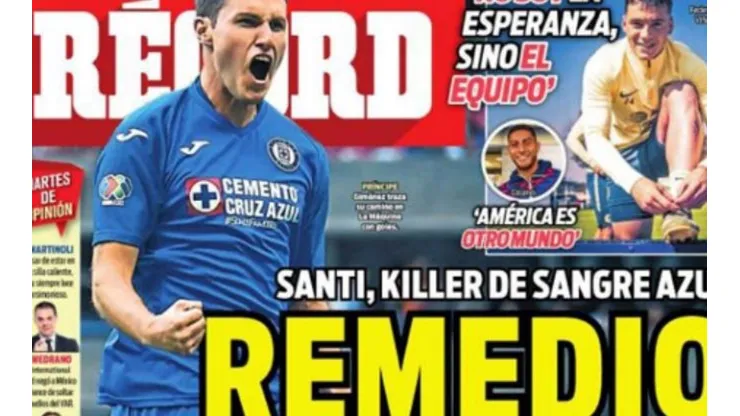 Santi Giménez y su debut goleador se toman las portadas en México
