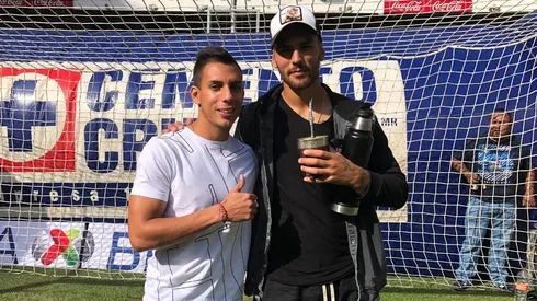 Passerini y Castro llegan al Azteca para ver Cruz Azul vs Santos Laguna