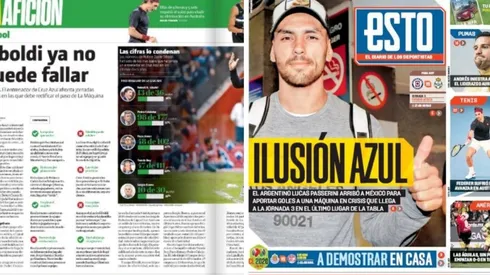 La noticiosa jornada que tuvo La Máquina se refleja en los periódicos