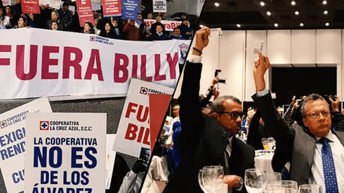 Mientras algunos disidentes se manifiestan afuera del hotel, otros socios desayunan adentro y respaldan incondicionalmente a Billy.