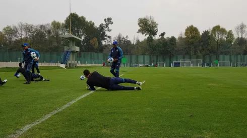 Jurado aprendiendo de uno de los grandes de su posición