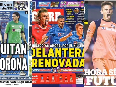 El fichaje de Jurado por Cruz Azul se llevó todas las portadas en México