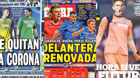 El fichaje de Jurado por Cruz Azul se llevó todas las portadas en México