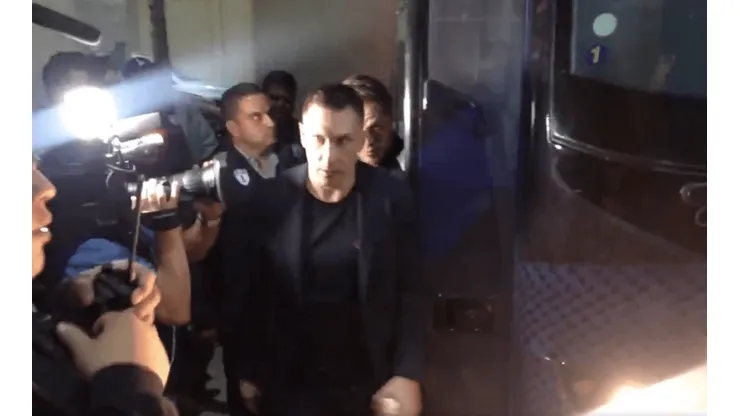 Chaco Giménez ya está en el estadio Hidalgo para su despedida del futbol