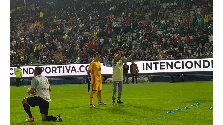 ¿Por qué no jugó el Conejo Pérez en la despedida del 'Chaco' Giménez?