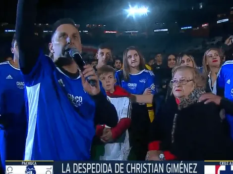 Hasta las lágrimas: el emotivo discurso de Chaco Giménez en su partido despedida