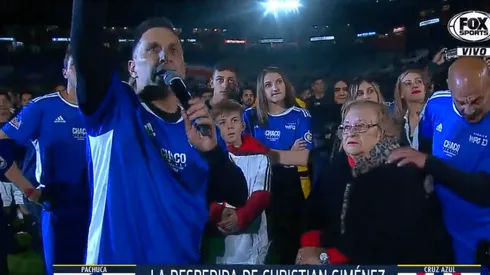 Hasta las lágrimas: el emotivo discurso de Chaco Giménez en su partido despedida