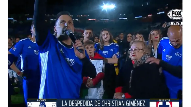 Hasta las lágrimas: el emotivo discurso de Chaco Giménez en su partido despedida