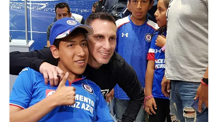 Arturo compartió con su ídolo Chaco Giménez