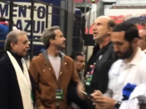 Víctor Garcés llegó al Azteca para Cruz Azul vs Atlético de San Luis