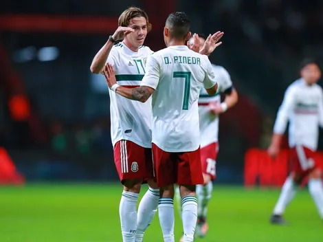 México venció 2-1 a Bermudas con Orbelín Pineda de titular