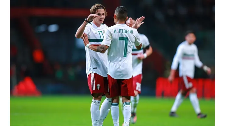 México venció 2-1 a Bermudas con Orbelín Pineda de titular