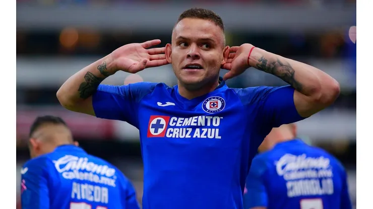Rodríguez celebrando su gol ante el América