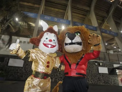 Blu y Garritas se disfrazan para ambientar Halloween en el Azteca