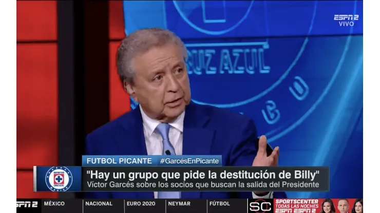 Víctor Garcés se refiere a una posible candidatura como presidente.