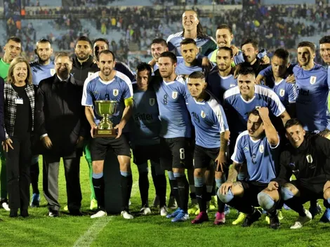 Jonathan Rodríguez presente en el triunfo de Uruguay sobre Perú en el amistoso de Fecha FIFA